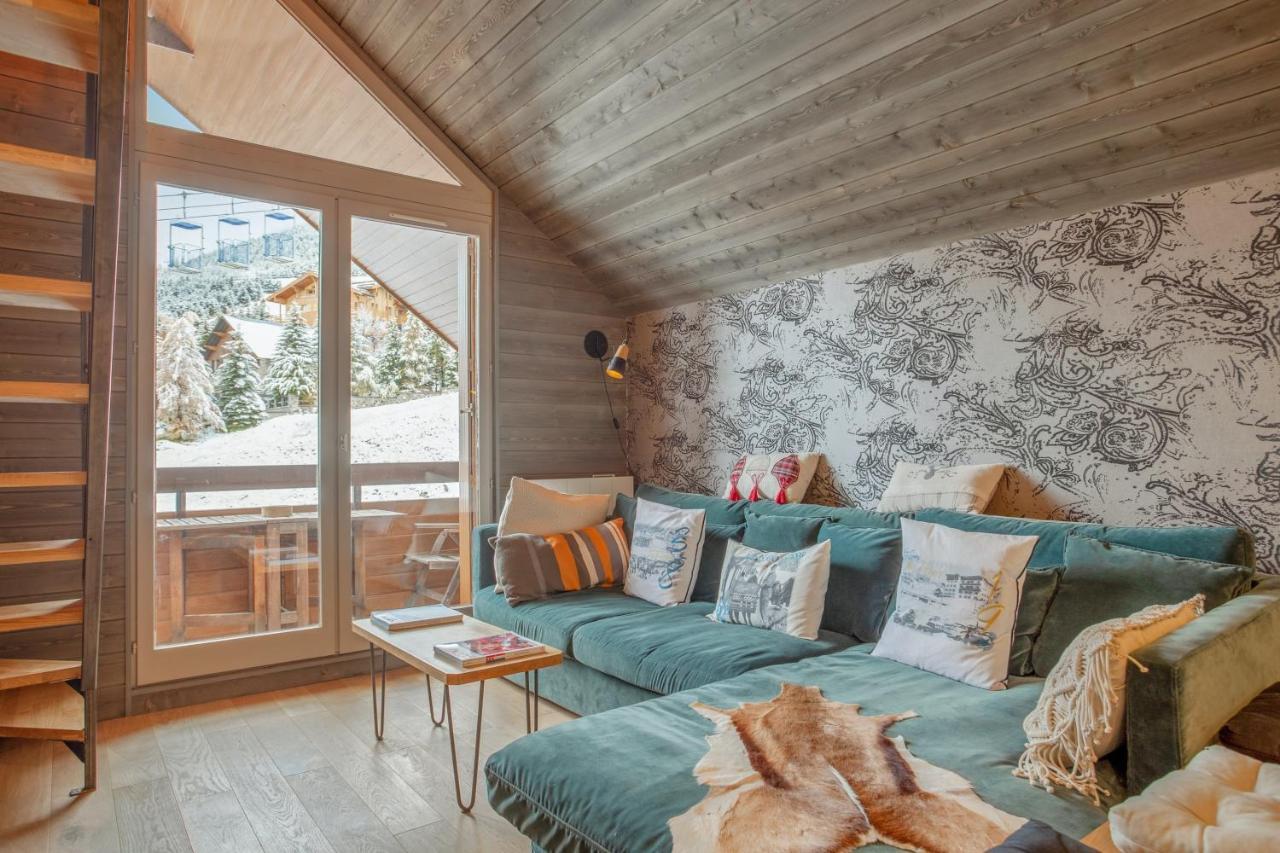Appartement Spacieux L'Alpe D'Huez, Balcon Zewnętrze zdjęcie