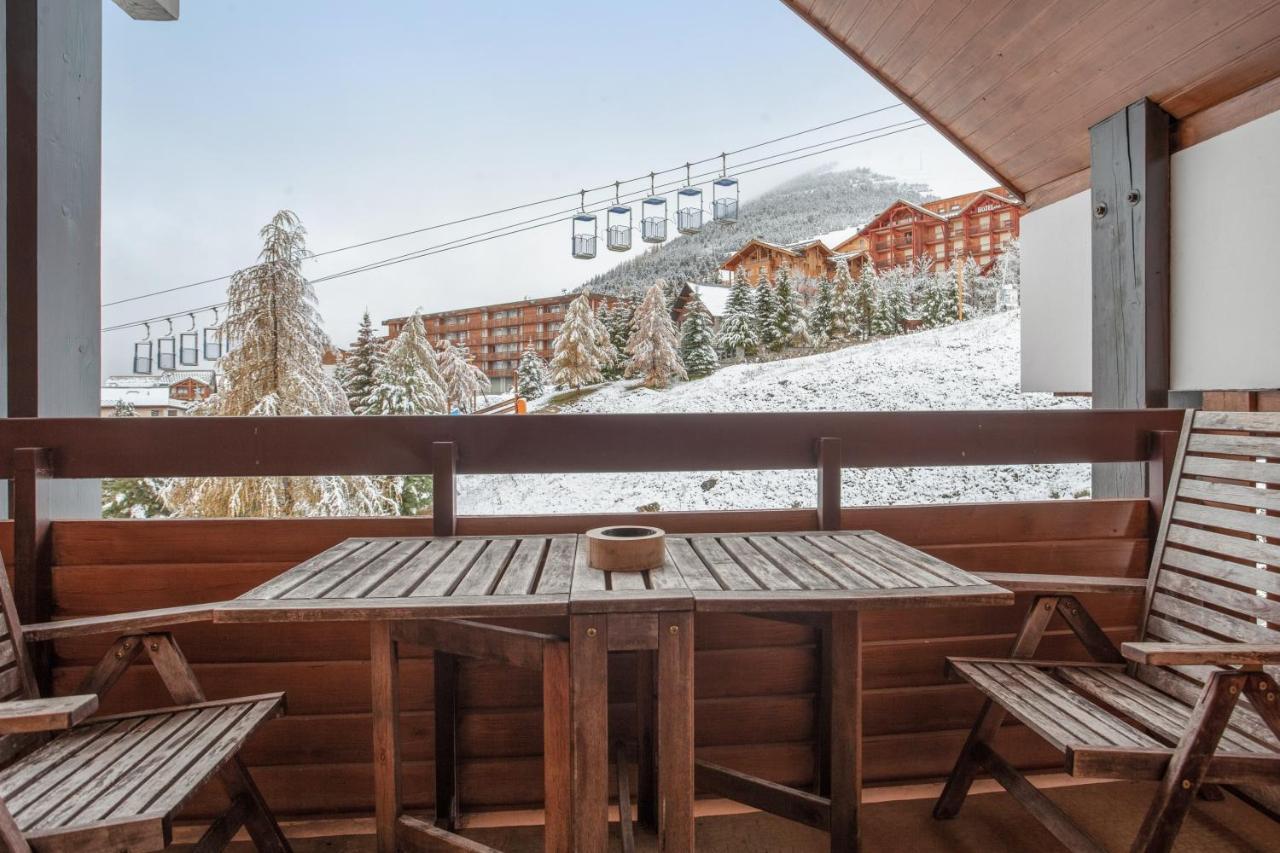 Appartement Spacieux L'Alpe D'Huez, Balcon Zewnętrze zdjęcie