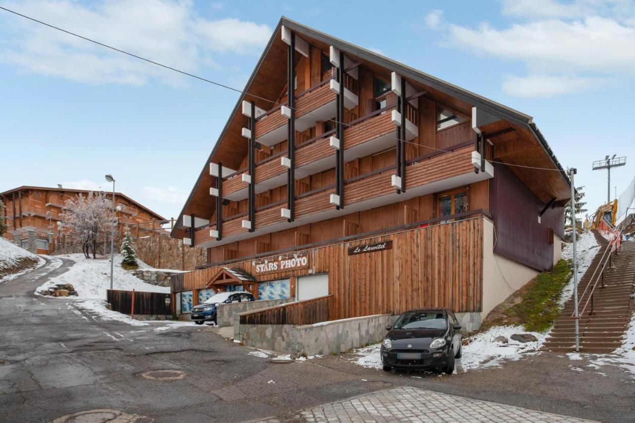 Appartement Spacieux L'Alpe D'Huez, Balcon Zewnętrze zdjęcie