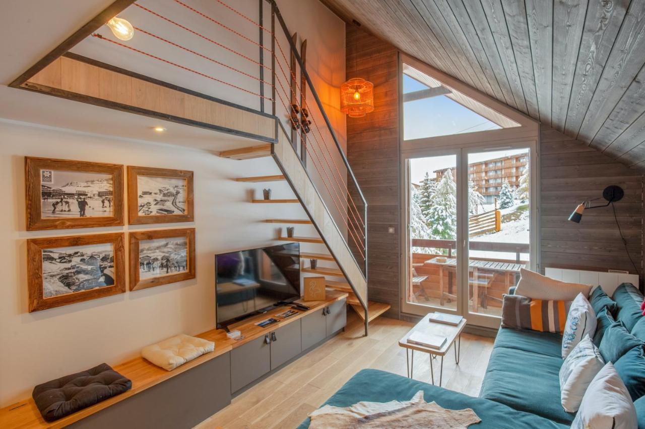Appartement Spacieux L'Alpe D'Huez, Balcon Zewnętrze zdjęcie